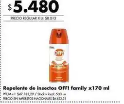 Disco Repelente de insectos family oferta