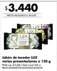 Disco Lux - jabón de tocador oferta