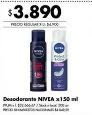 Disco Nivea - desodorante oferta