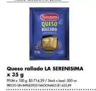 Disco Queso rallado oferta