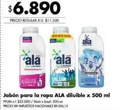 Disco Ala - jabón para la ropa diluible oferta
