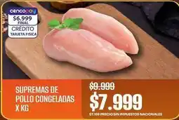 Makro Supremas de pollo congeladas oferta