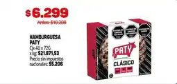 Makro Paty - hamburguesa oferta