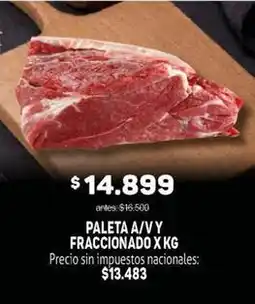 Makro Paleta a/v y fraccionado oferta