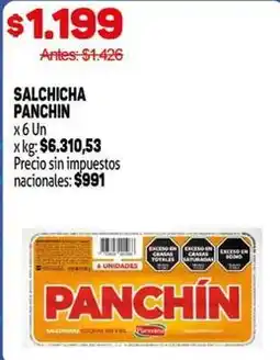 Makro Panchín - salchicha panchin oferta