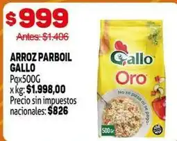 Makro Gallo - arroz parboil oferta