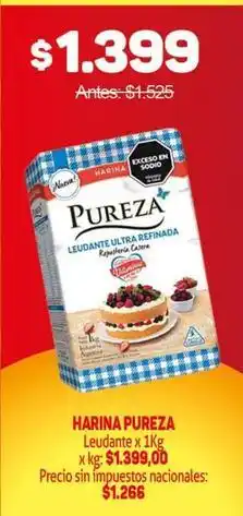 Makro Pureza - harina leudante ultra refinada oferta
