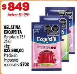 Makro Exquisita - gelatina oferta