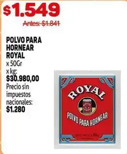 Makro Royal - polvo para hornear oferta