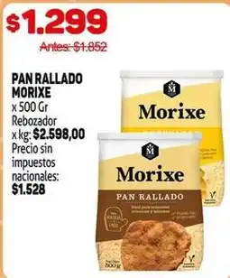 Makro Morixe - pan rallado oferta