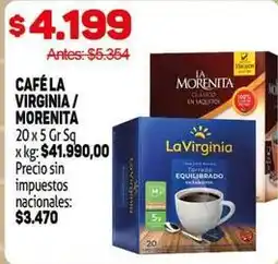 Makro La virginia - café la virginia / morenita oferta