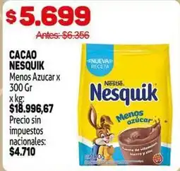 Makro Nesquik - cacao oferta