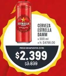 Makro Estrella - cerveza oferta