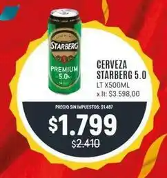 Makro Premium - cerveza 5.0 lt x500ml oferta