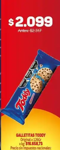 Makro Toddy - galletitas oferta