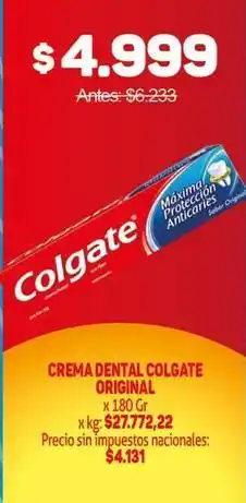 Makro Colgate - crema dental original oferta