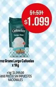 Makro Cañuelas - arroz grano largo oferta