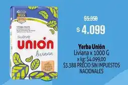 Makro Unión - yerba liviana oferta