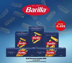 Makro Barilla - fideos secos variedad oferta