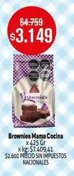 Makro Mama cocina - brownies oferta