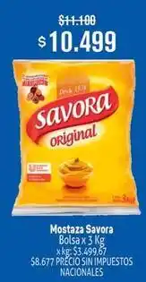 Makro Savora - mostaza oferta