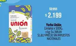 Makro Unión - yerba mate suave oferta