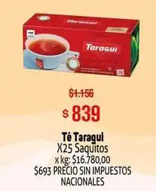 Makro Taraguí - té oferta