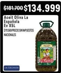 La española - aceit oliva ev x5l