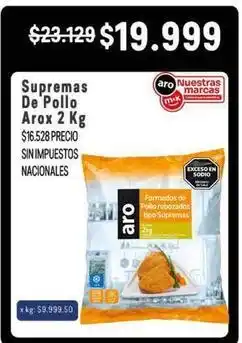 Makro Aro - supremas de pollo x oferta