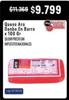 Makro Aro - queso danbo en barra oferta