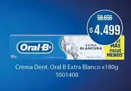 Makro Oral-b - crema dent. oral b extra blanco x180g 1001408 oferta