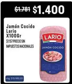 Makro Lario - jamón cocido oferta