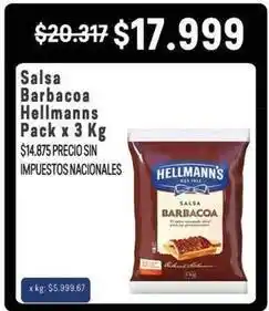 Makro Salsa barbacoa oferta