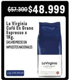Makro La virginia - café en grano espresso oferta