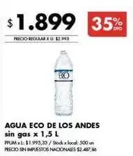 Agua eco de los andes