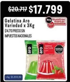 Makro Aro - gelatina variedad oferta