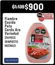 Makro Aro - fiambrre cocido pata cerdo oferta
