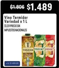 Makro Termidor - vino variedad oferta