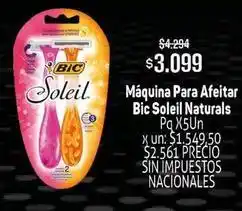 Makro Bic - máquina para afeitar naturals oferta