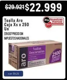 Makro Aro - toalla caja xs oferta
