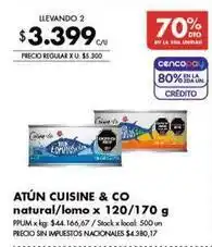 Disco Atún oferta