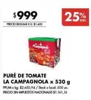 Disco La campagnola - pur uevo de tomate oferta