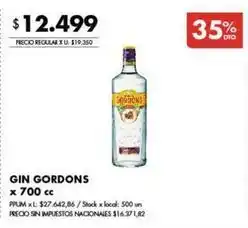 Disco Gin oferta