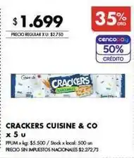 Disco Crackers oferta