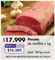 Disco Peceto de novillito oferta
