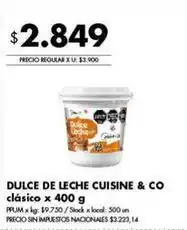 Disco Dulce de leche clásico oferta