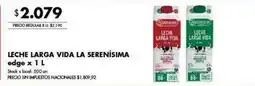 Disco La serenísima - leche larga vida oferta