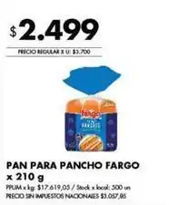 Disco Fargo - pan para pancho oferta