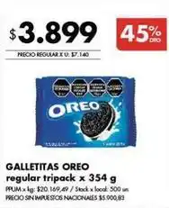 Disco Oreo - galletitas oferta