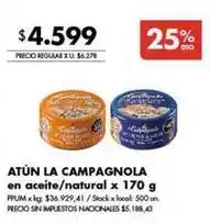 Disco La campagnola - atún en aceite/natural oferta